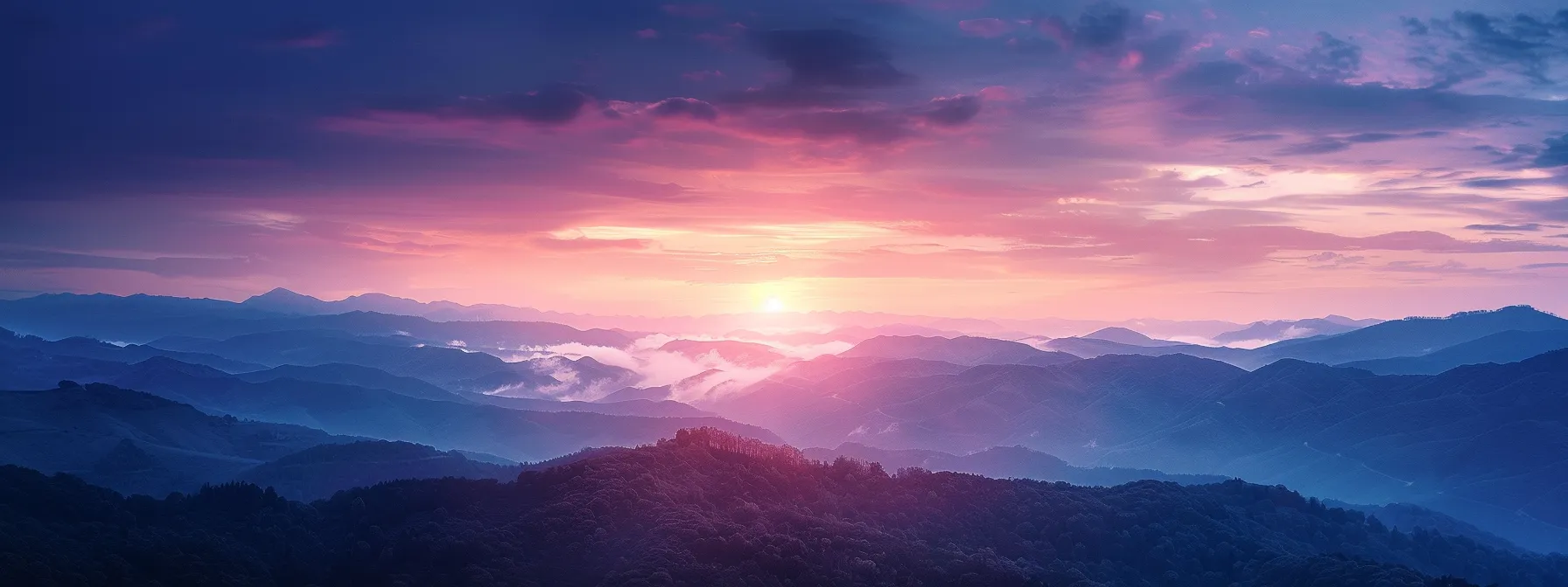 a serene sunrise over a tranquil landscape symbolizes personal growth, with vibrant colors reflecting a journey of resilience, gratitude, and empowerment.