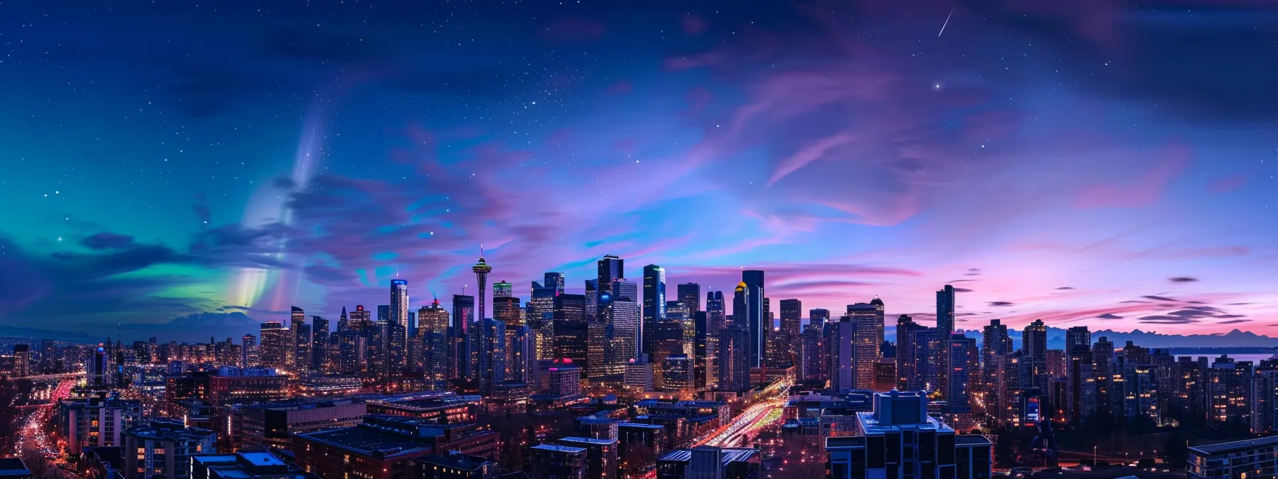 Northern lights aurora borealis