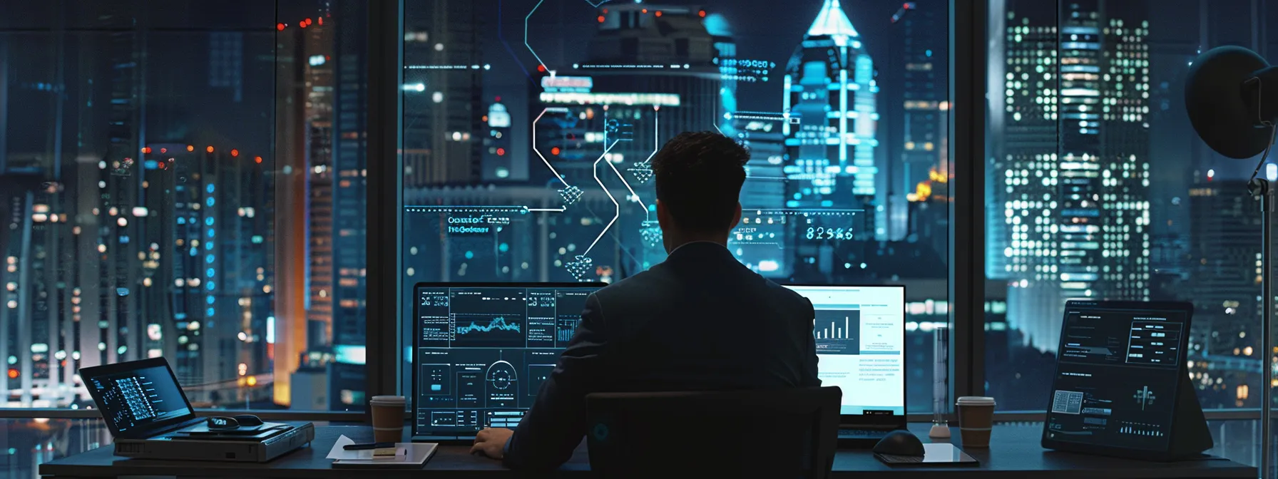 a focused developer sits at a modern office desk, intently analyzing a laptop screen displaying an intricate api testing framework, surrounded by data flow charts and security protocols, highlighting the critical role of functional and security testing in application performance.