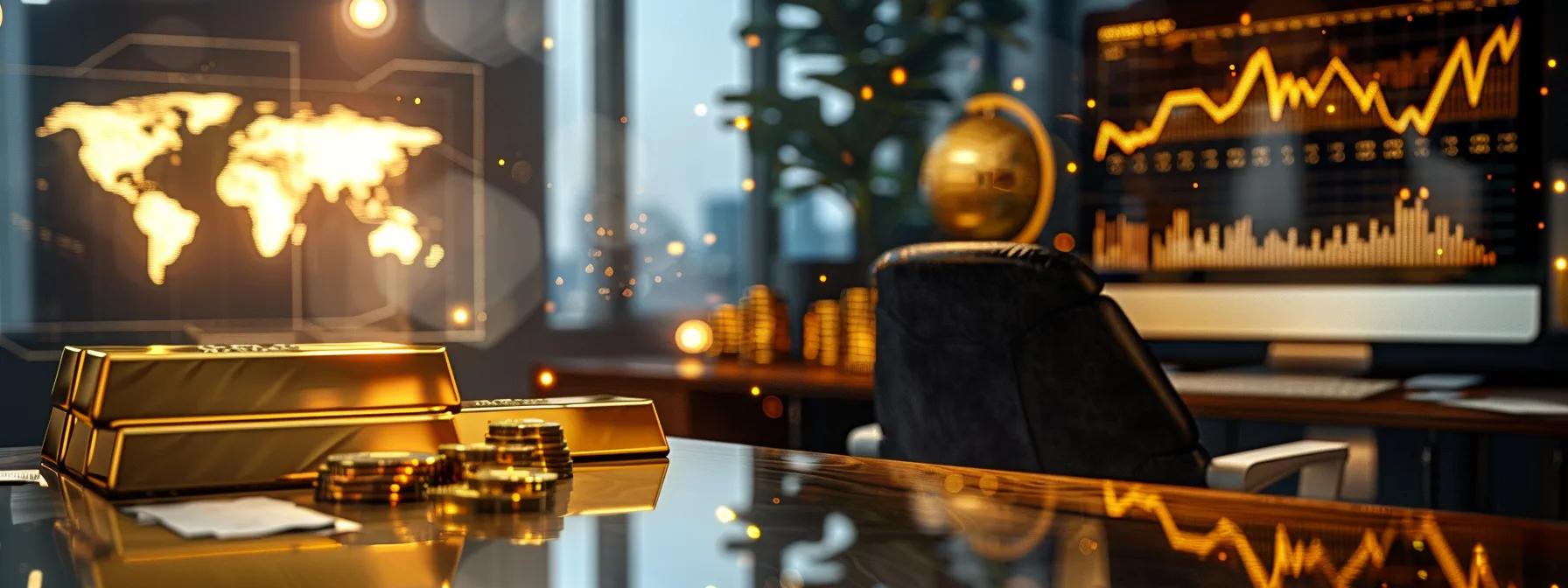 Investing in gold strategies for 2025 with diverse portfolio and risk management tips.