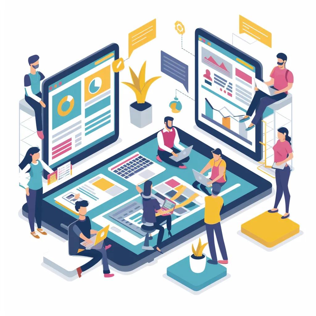 Non-technical users engaging with user-friendly test automation software, showcasing democratization in testing
